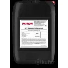 Трансмиссионное масло PATRON ORIGINAL ATF DEXRON III, 20л PATRON ATFDEXRONIII20LORIGINAL