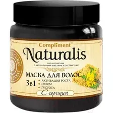 Маска Compliment С горчицей активация роста объем-густота 500 мл