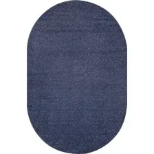 Ковер для жилой комнаты Merinos Lana T600-OVAL-LIGHT BLUE (2x3)