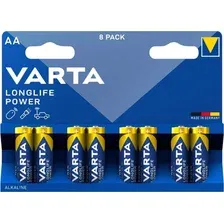 Комплект батареек Varta Longlife Power High Energy LR6 AA / 04906121418 (8шт)