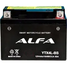 Мотоаккумулятор ALFA battery YTX4L-BS / EB4-3