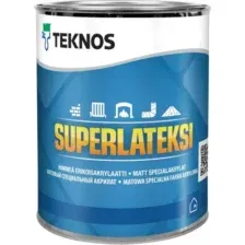Краска Teknos Superlateksi 0.9л (база 1)