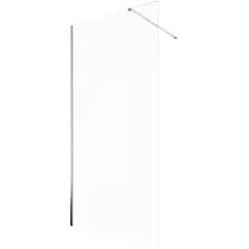 Душевая стенка Allen Brau Infinity 1 3.21013.BA 100x200 323805 (серебро браш)