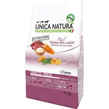 Сухой корм для собак Unica Natura Unico Maxi с олениной, рисом и морковью 12 кг