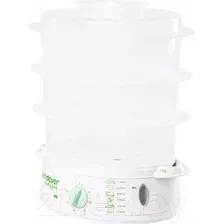 Пароварка Endever Vita-175, белый/зеленый