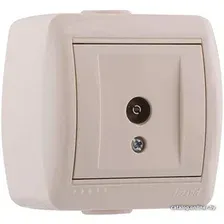 Розетка телевизионная Lezard Nata 710-0300-130 (кремовый)