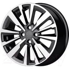 Литой диск K&K Эрман 16x6.5" 4x100мм DIA 60.1мм ET 41мм Алмаз черный