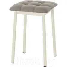 Табурет AMC Comfort 7К3.18 (кожзам латте/слоновая кость)