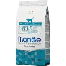 Сухой корм Monge Cat Daily Line для котят и беременных кошек, из курицы 1,5кг
