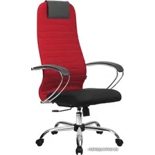 Офисное кресло Metta SU-BK-10 CH (красный/черный)