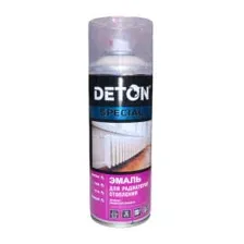 Эмаль аэрозольная алкидная "DETON SPECIAL" для радиаторов отопления, белая, 520 мл,