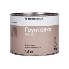 Грунт Цветогамма ГФ-021 Цветогамма серый, 1,8кг