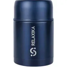 Термос для еды Relaxika 301 (700мл, темно-синий)