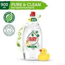 Средство для мытья посуды Fairy Pure&Clean, 900 мл