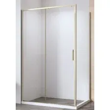 Душевой уголок Aquanet Pleasure Evo 140 AE65-140x80-GBT (золото брашированное/никель)