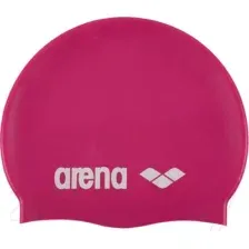 Шапочка для плавания ARENA Classic Silicone Cap 91662 91 (fuchsia/white)