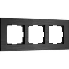 Рамка Werkel AluMax W0033508 (черный алюминий)