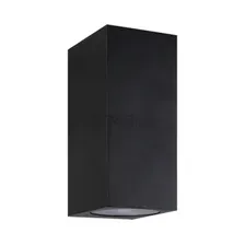 Уличный настенный светильник In Home НБУ CUBE-2хGU10-BL