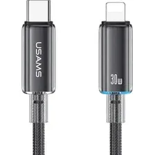 Зарядный кабель Usams US-SJ659 / SJ659USB01 (1.2м, черный)