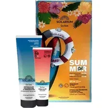 Набор косметики для лица и тела Solarium Sea Lover Крем солнцез. SPF50+Крем д/сохран.загар д/лица и тела (150мл+250мл)