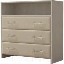 Комод PROxSON Varna 90x40x90 (дуб шамони светлый/бежевый)