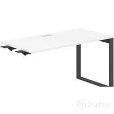 Стол Norden 140x70x75 AG.115.WH.L.72.AN (антрацит/серебристый/белый)