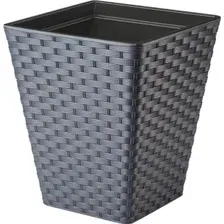 Кашпо FormPlastic Rattana FP-3870-014 (антрацитовый)