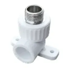 Угол НР Дн 20х1/2 с креплением (80/20) VALFEX белый арт. 10121020