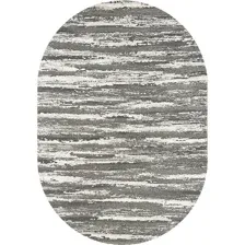 Ковер для жилой комнаты Sahan Alvita 8330A-S-D-GREY-CREAM-OVAL K25 (1x2)