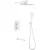 Душевая система  Abber Weiss Insel AF8050W (белый)