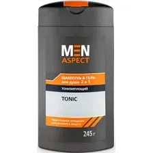 Шампунь для волос Modum Men Aspect 2 в 1 Тонизирующий (245г)
