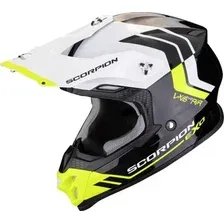 Мотошлем Scorpion Exo Vx-16 Evo Air Fusion (р. 2XL, черный/желтый неон)