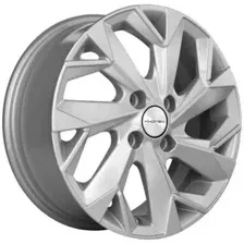 Литые диски Khomen KHW1508 15x6" 4x100мм DIA 60.1мм ET 40мм F-Silver