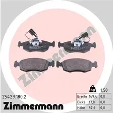 Тормозные колодки дисковые передняя ось ZIMMERMANN 25429.180.2
