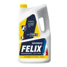 Антифриз FELIX 430206333 желтый готовый G12+ 5 кг