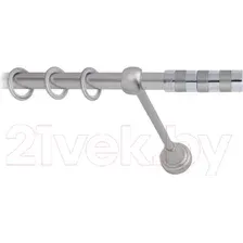 Карниз для штор Lm Decor Жезл 060 1р гладкий (сатин, 3.2м)