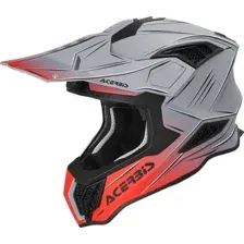 Мотошлем Acerbis Airstrike-X 0026905.295.066 (L, серый/красный)