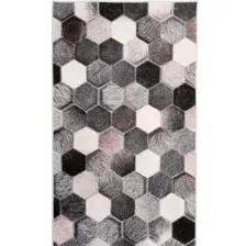 Ковер для жилой комнаты Orlix Crystal Fleece 504679 160x220 (рисунок/серый)