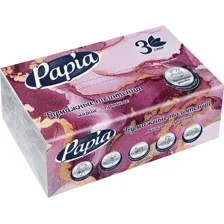 Бумажные полотенца Papia 3-х слойные V-сложения (100л)