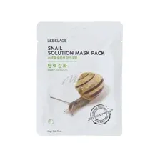 Маска тканевая для лица LEBELAGE Snail Solution Mask Pack 25г
