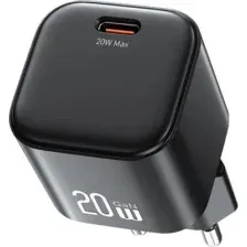 Адаптер питания сетевой Usams 20W GaN Mini Fast Charger / CC260TC01 (черный)