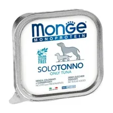 Влажный корм для собак Monge Monoprotein паштет из тунца, ламистер (150г)