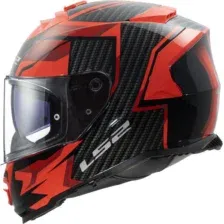 Мотошлем LS2 FF800 Storm II Tracker (XL, черный/красный)
