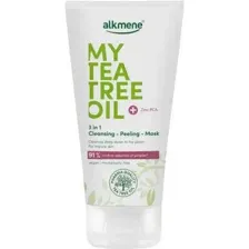 Маска для лица Alkmene 40056090, очищающая, 3 в 1, с маслом чайного дереваи и цинком PCA, 150 мл