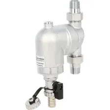 Магистральный фильтр Varmega Сетчатый промывной поворотный 1/2" НР-НР VM21811 / VMSF03-C25042 (с разъемными соединениями)