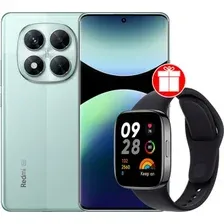Телефон Xiaomi Redmi Note 14 Pro 5G 12GB/256GB международная версия (зеленый)  умные часы Xiaomi Redmi Watch 3 (черный) по акции