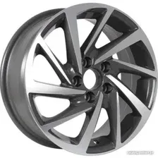 Литые диски KDW KD1530 15x6" 4x100мм DIA 54.1мм ET 46мм Grey Front Polished