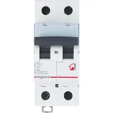 Выключатель автоматический Legrand TX3 2P C 20A 10kA 2M 403931