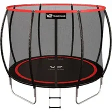 Батут V2 Trampoline Redline 10FT 312 см (с внешней сеткой и лестницей)