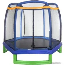 Батут Atlas Sport 210 см - 7ft Basic (внешняя сетка, синий)